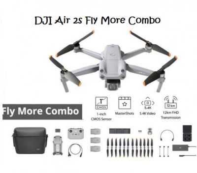 Квадрокоптер DJI AIR 2S Fly More Combo купить по привлекательной цене 107 990 ₽ - вид 1 миниатюра